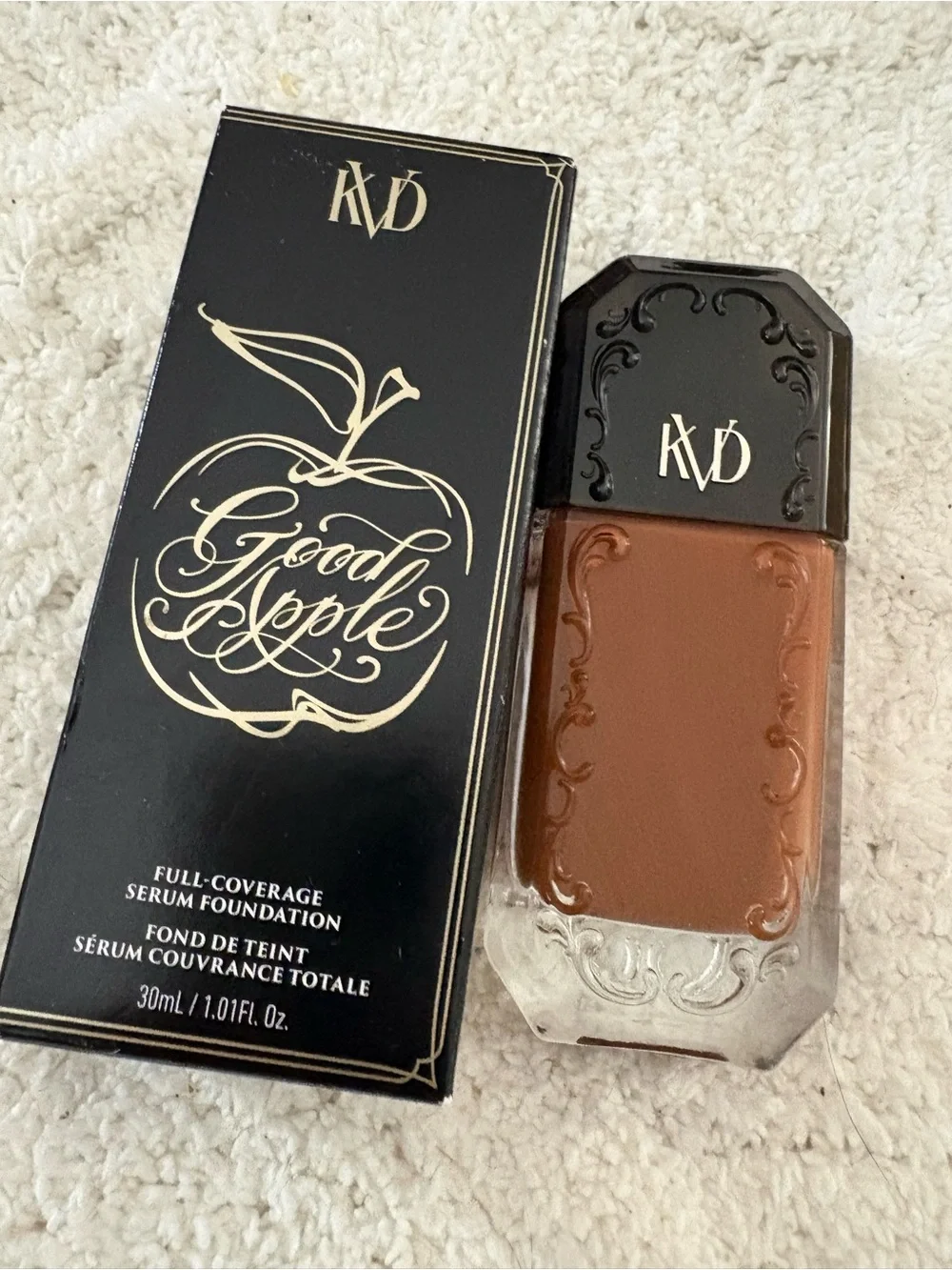 KVD Good Apple Full-Coverage Serum Foundation - Deep Brown
